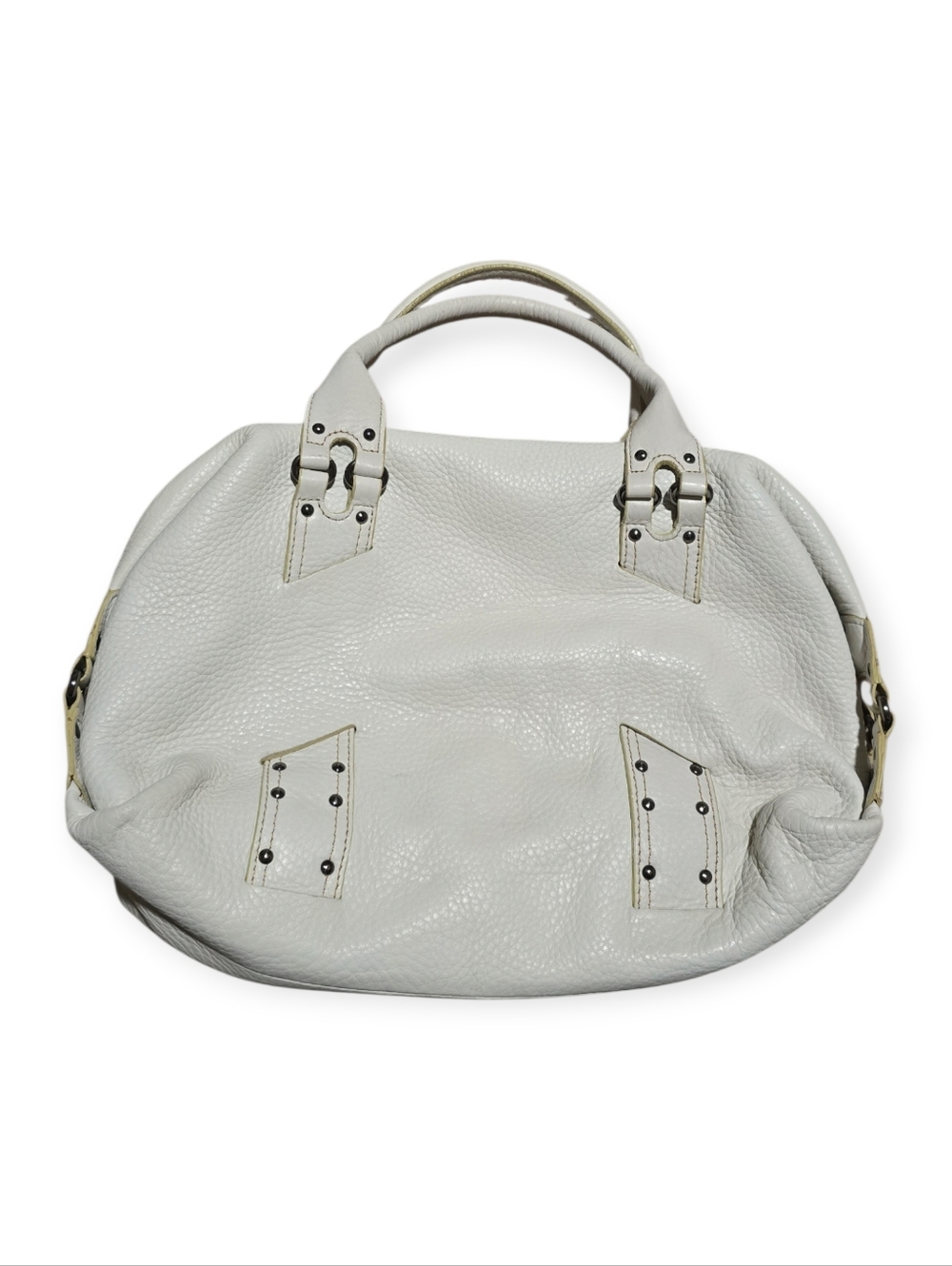 Cole Haan Pebbled Leather Satchel, Village Collection - Picture 2 of 9